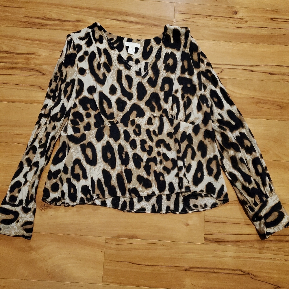 H&M Leopard Print Top